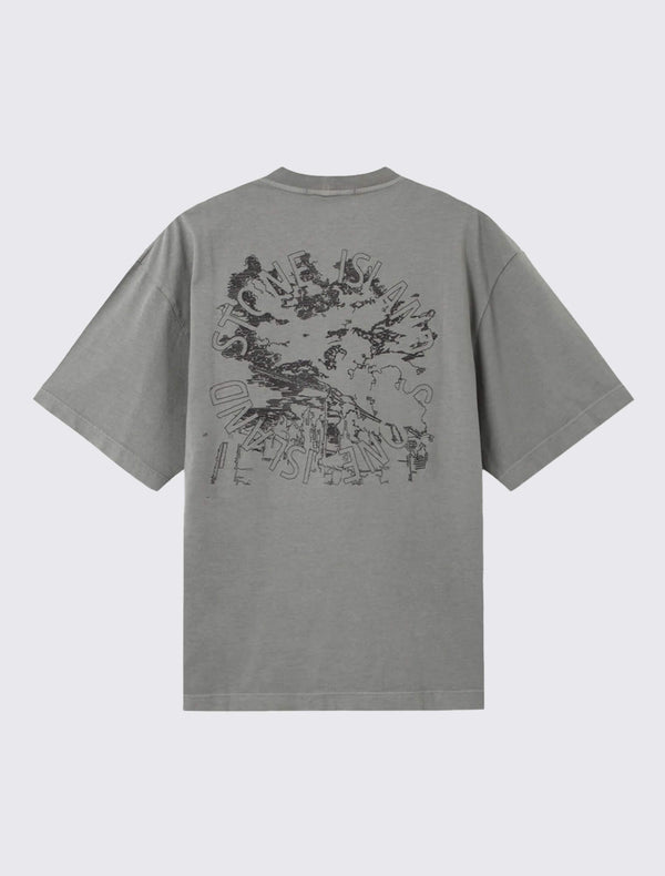 2100021 T-Shirt with Megacity Sky Embroidery