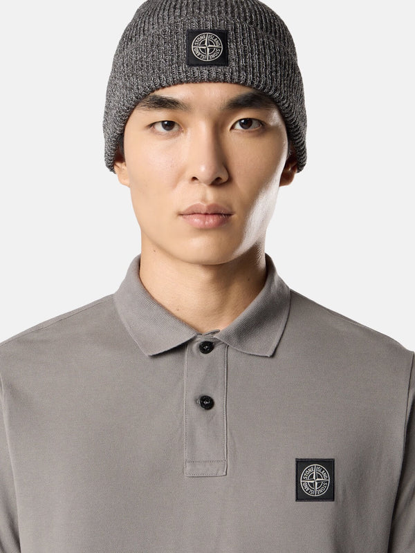 2200005 Slim-Fit Polo Shirt with Compass Patch