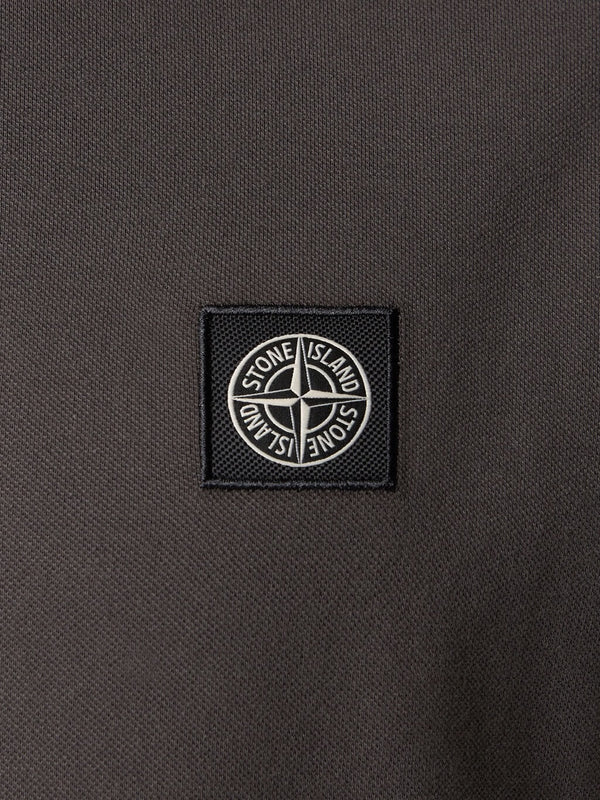 2200007 Slim-Fit Polo Shirt with Striped Details
