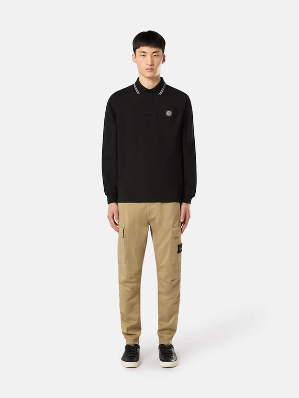 2SL18 Slim Fit Long Sleeve Polo Shirt