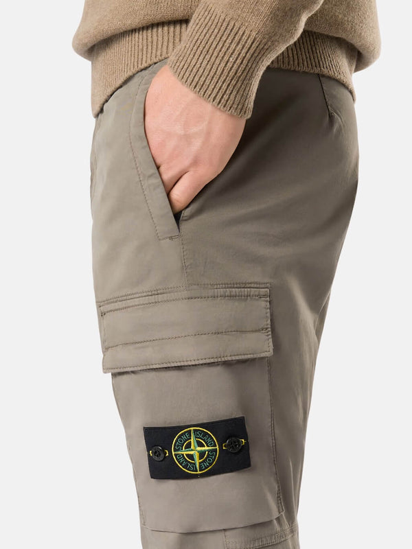 30410 Supima® Cotton Twill Stretch Cargo Trousers
