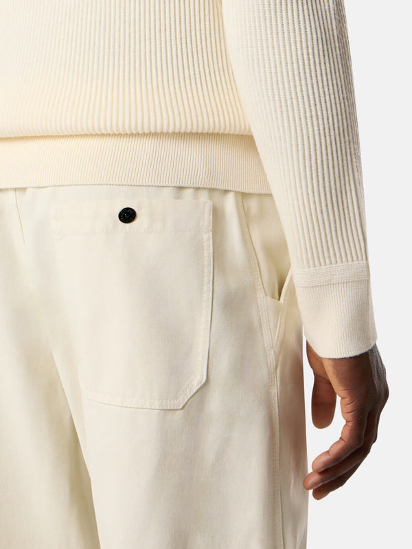 3100009 Jogger Trousers in Organic Panama Cotton