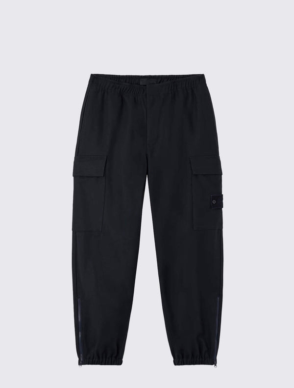 3100021 Ghost Cargo Trousers in Carded Wool Nylon Flannel