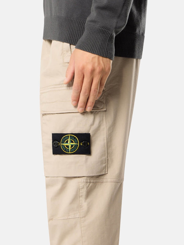 3100031 Cargo Trousers in Supima® Cotton Twill