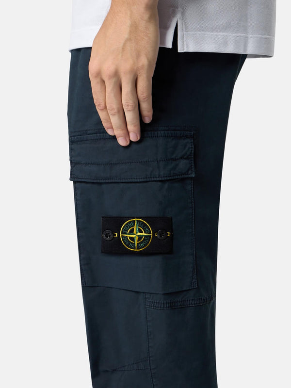3100031 Cargo Trousers in Supima® Cotton Twill