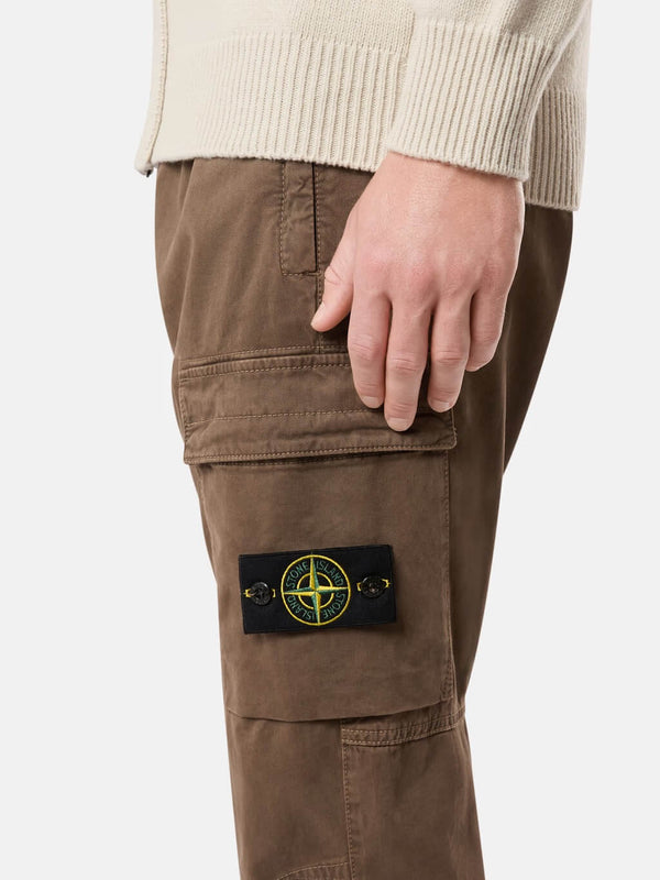 313L1 Stretch Broken Twill Old Effect Cargo Pants