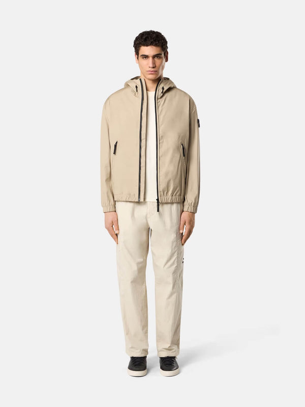 4100079 Supima Cotton Canvas Hooded Jacket