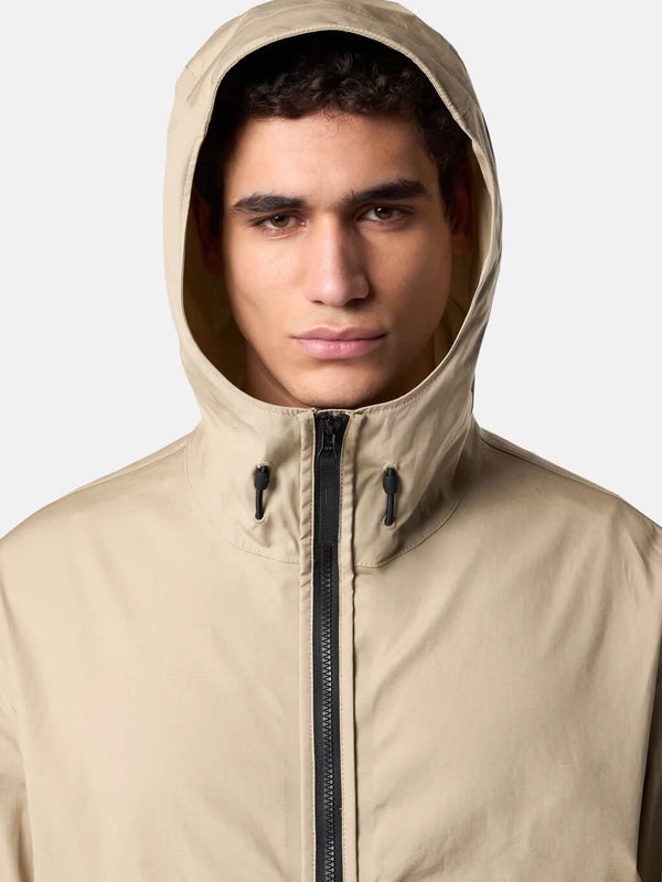 4100079 Supima Cotton Canvas Hooded Jacket