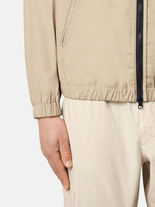 4100079 Supima Cotton Canvas Hooded Jacket