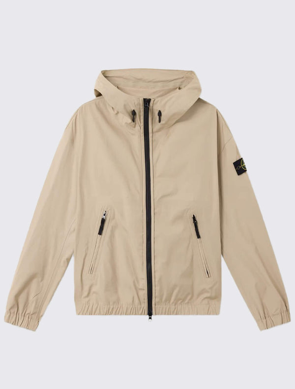 4100079 Supima Cotton Canvas Hooded Jacket