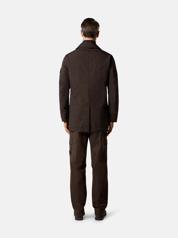 4100106 Ghost Padded Pea Coat in David-TC