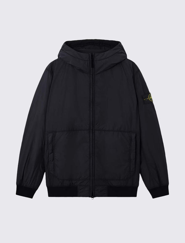 4100110 Crinkle Reps NY Hooded Jacket Navy Blue