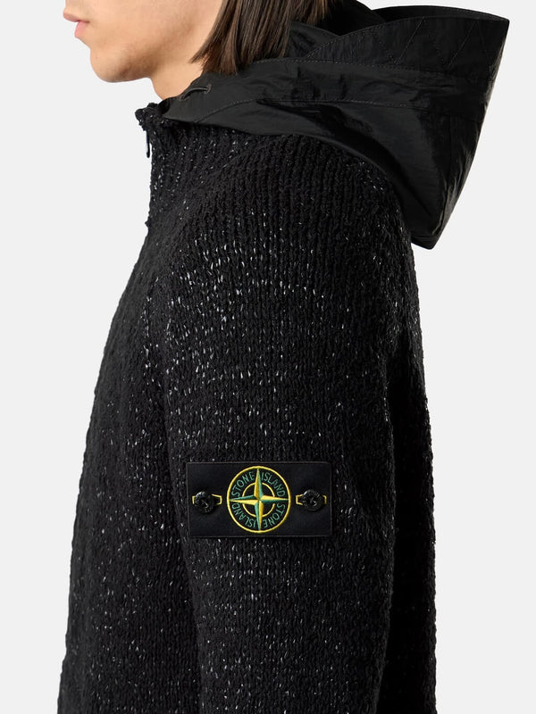 5100015 Reversible Knit Hooded Jumper