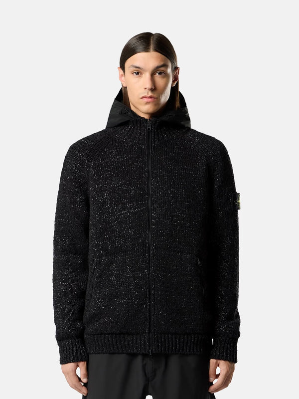 5100015 Reversible Knit Hooded Jumper