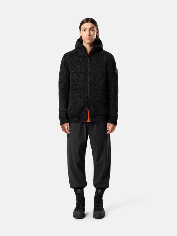 5100015 Reversible Knit Hooded Jumper