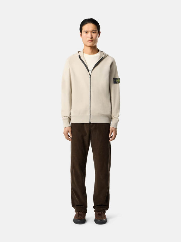 5100062 Knit Hooded Jumper in Stretch RWS Wool