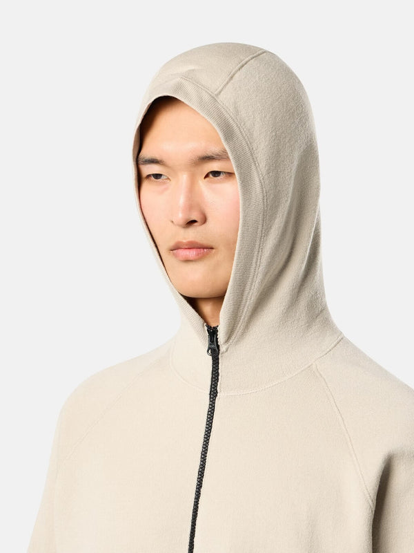5100062 Knit Hooded Jumper in Stretch RWS Wool