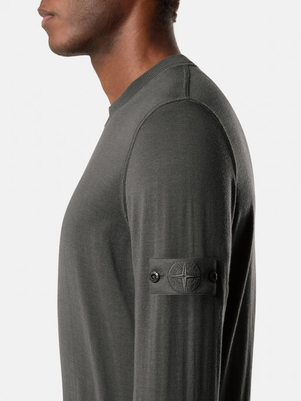 5100074 Ghost Crewneck Jumper in RWS Pure Wool