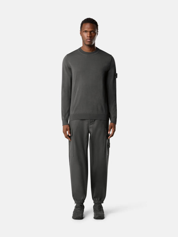 5100074 Ghost Crewneck Jumper in RWS Pure Wool