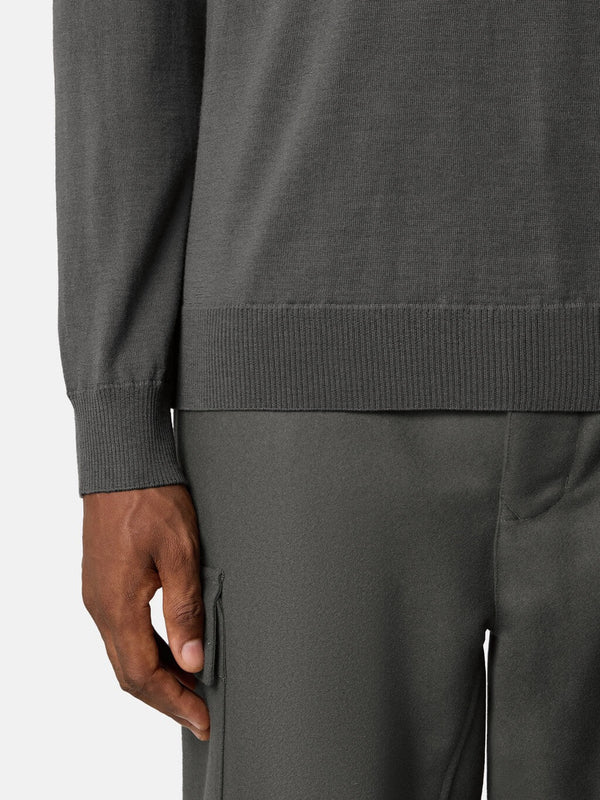 5100074 Ghost Crewneck Jumper in RWS Pure Wool