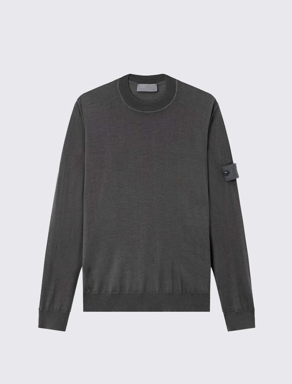 5100074 Ghost Crewneck Jumper in RWS Pure Wool