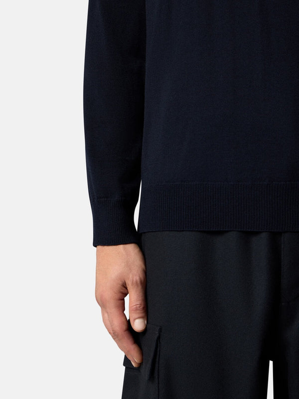 5100074 Ghost Crewneck Jumper in RWS Pure Wool