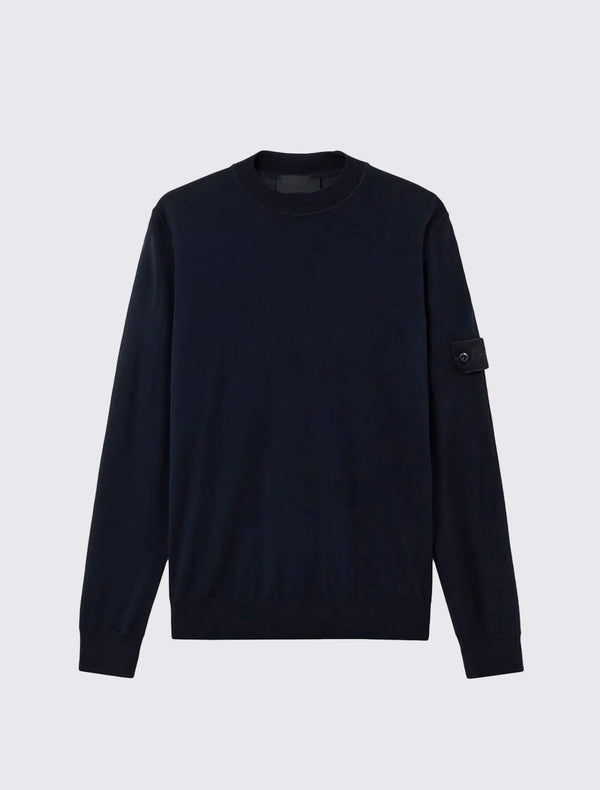 5100074 Ghost Crewneck Jumper in RWS Pure Wool