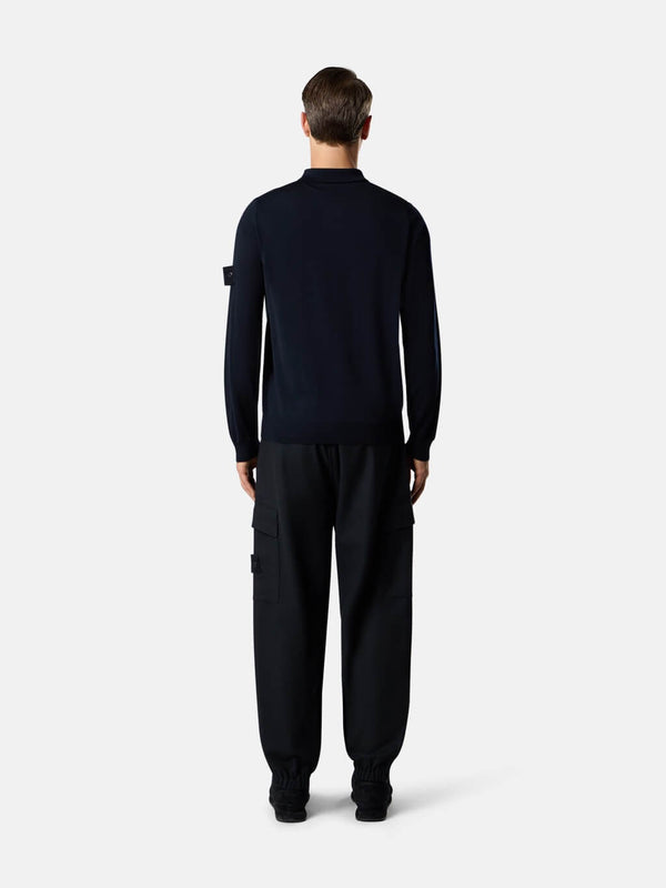 5100076 Ghost Long-Sleeve Polo Jumper