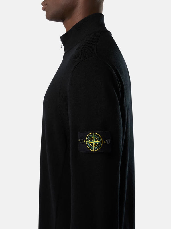 521A1 Half Zip Sweater in Stretch Wool