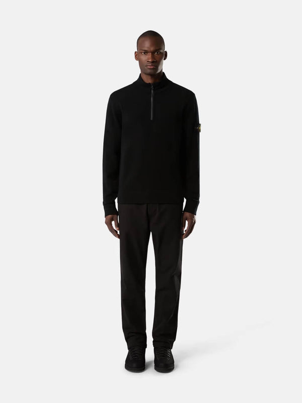 521A1 Half Zip Sweater in Stretch Wool