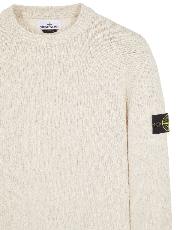 562B1 Crewneck Knit in Uneven Cotton Yarn