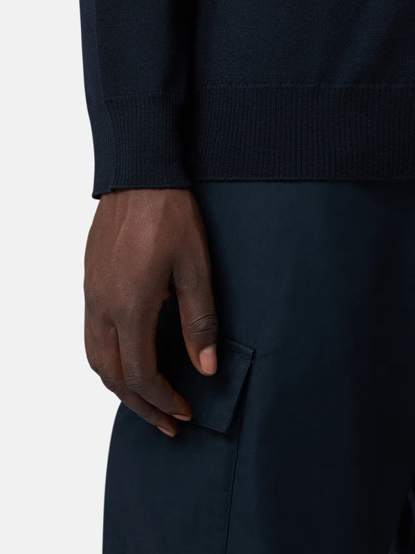 571FC Ghost Piece Polo Neck Jumper