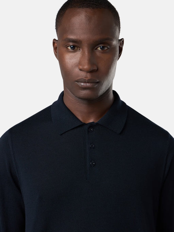 571FC Ghost Piece Polo Neck Jumper
