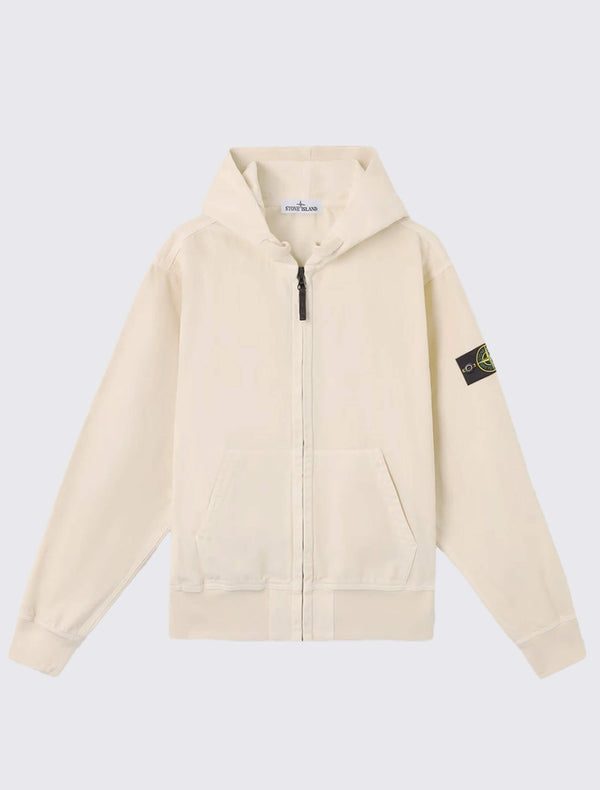 6100017 Panama Cotton Hooded Zip-Up Sweatshirt