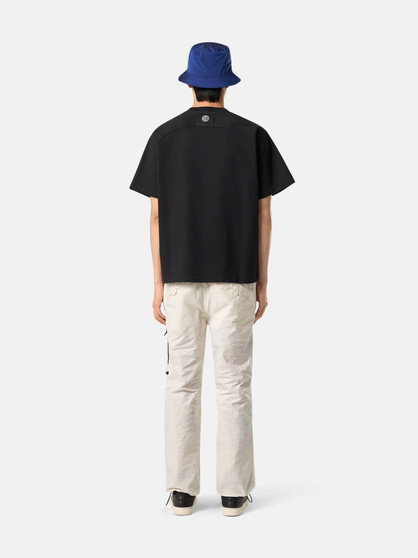 6100019 Heavy Cotton T-shirt with Compass Patch