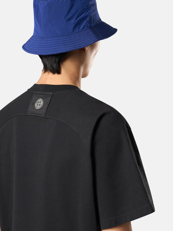 6100019 Heavy Cotton T-shirt with Compass Patch