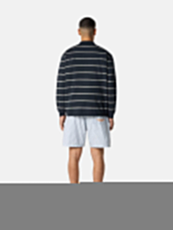 6100030 Marina Crewneck Sweatshirt with Stripes