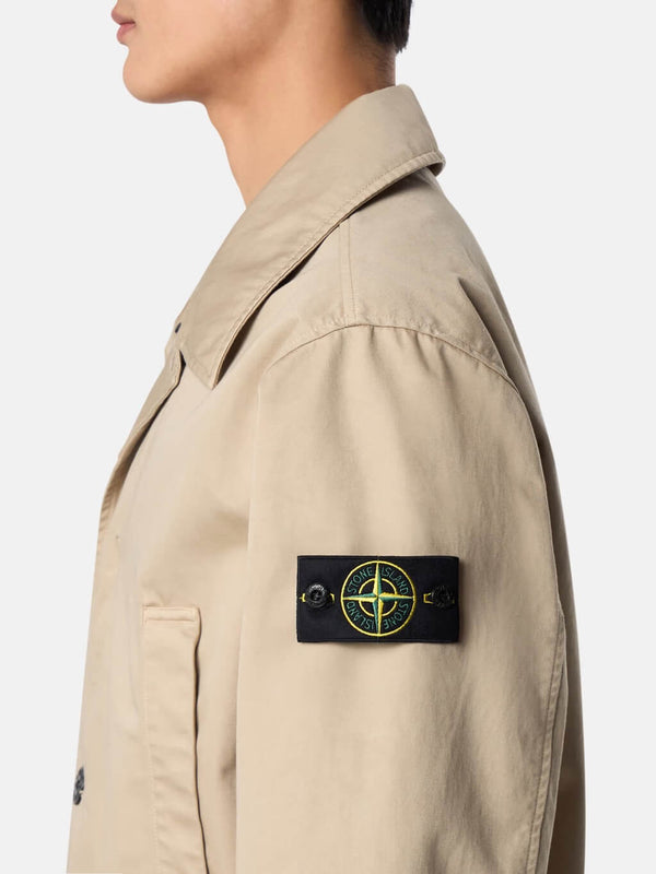 7100002 Raso Gommato 3L Trench Coat