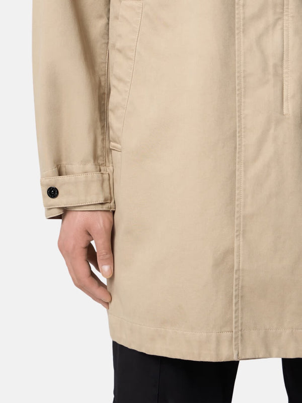 7100002 Raso Gommato 3L Trench Coat