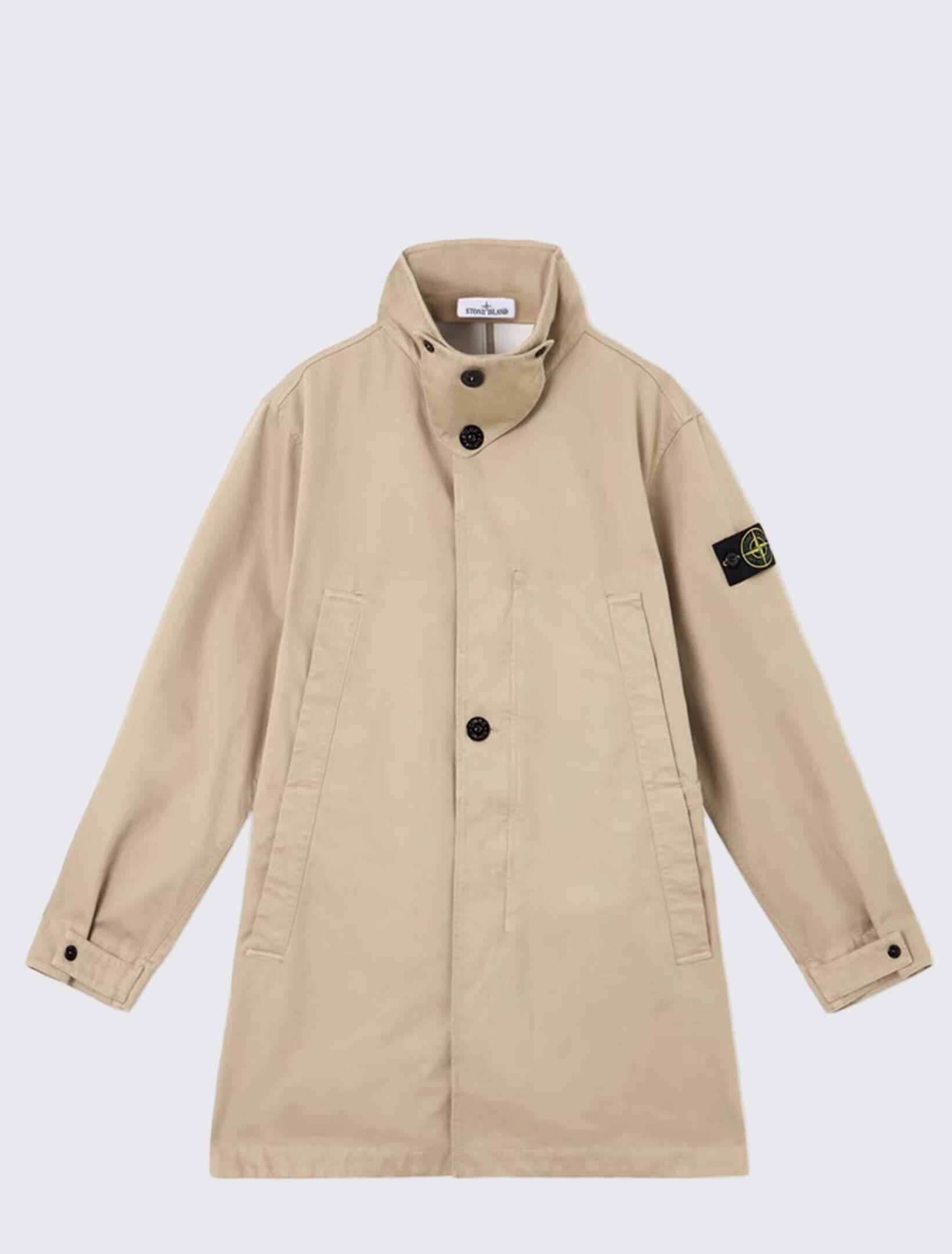 Stone Island - Shop online - Raso Gommato L Trench Coat - WESTSIDE.EU