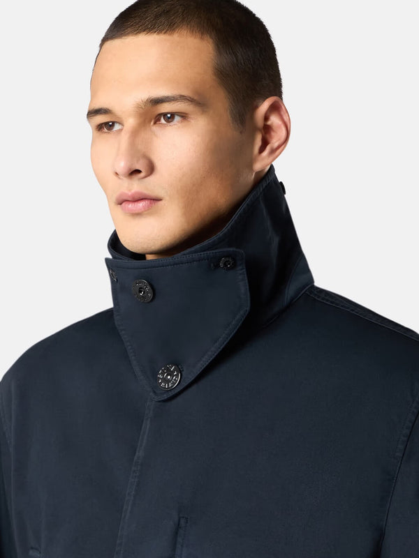7100002 Raso Gommato 3L Trench Coat