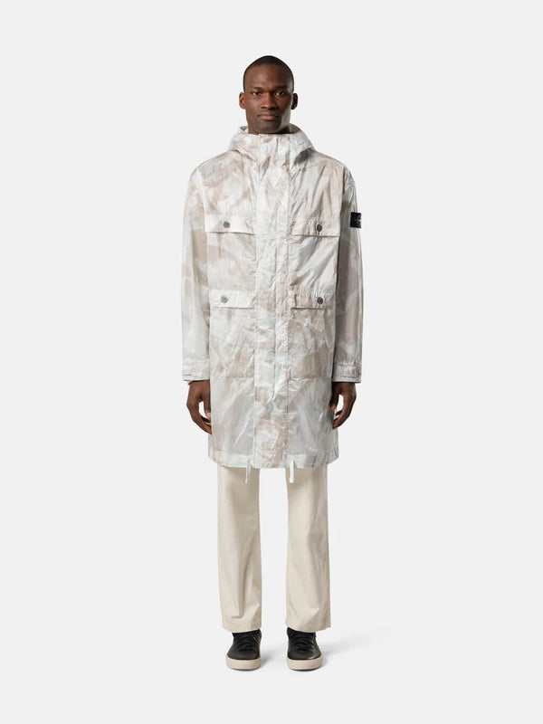 7100011 UV-Reactive Scan Parka with Camouflage Motif