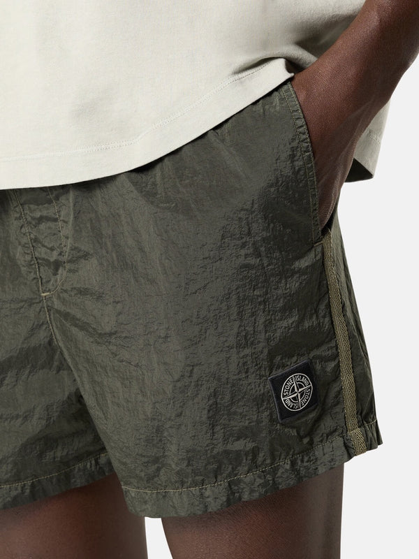 B100003 Nylon Metal Swim Shorts