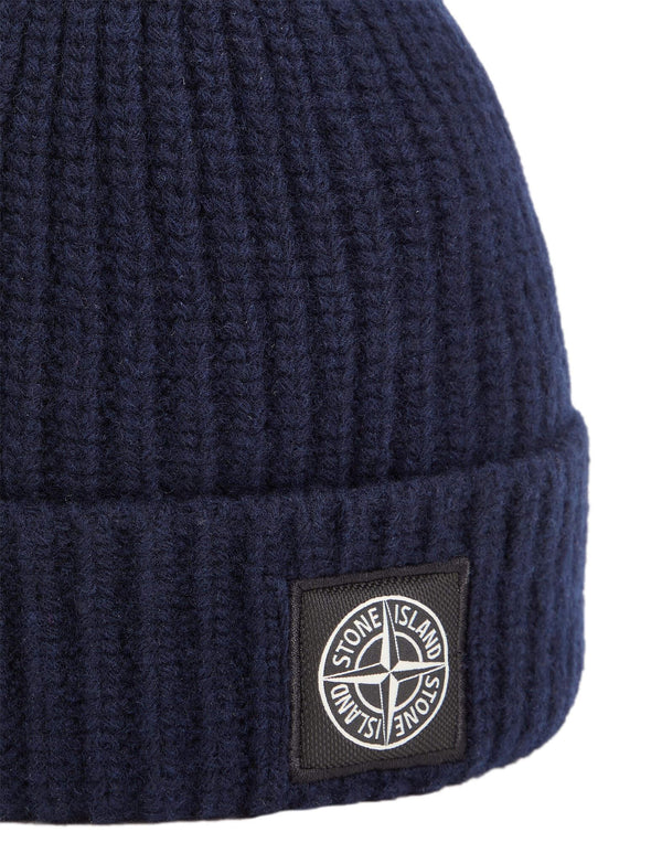 Beanie in Ribbed Geelong Wool