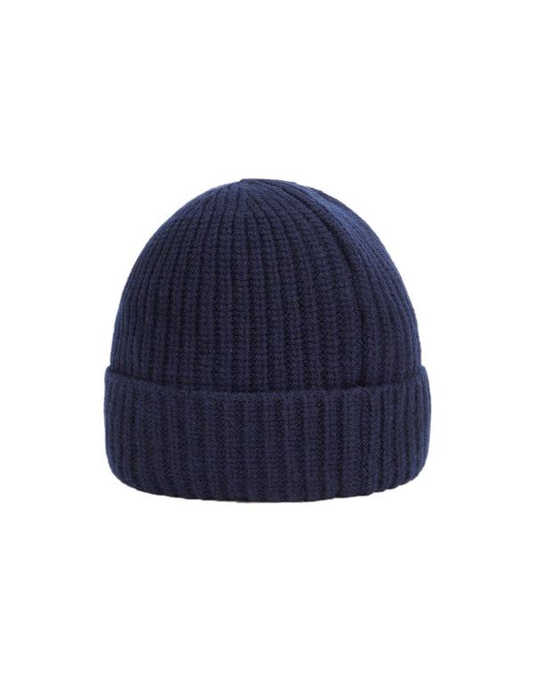 Beanie in Ribbed Geelong Wool