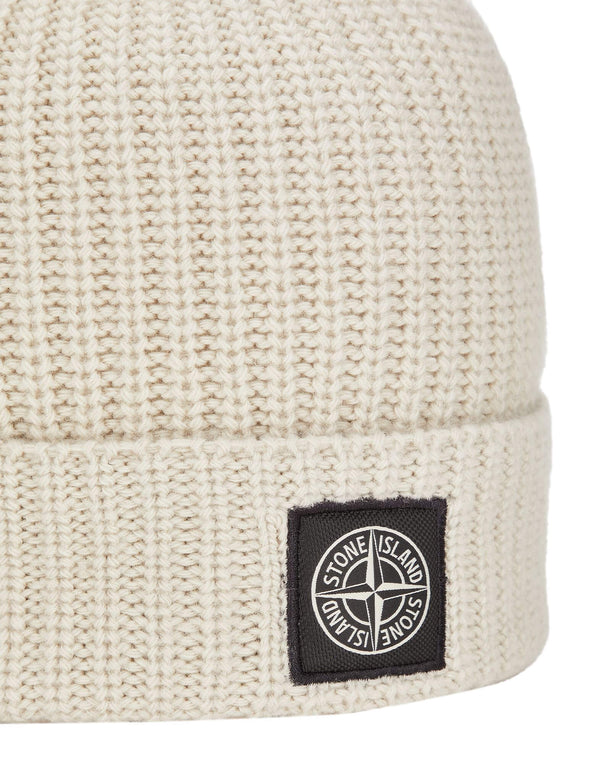 Beanie in Ribbed Geelong Wool