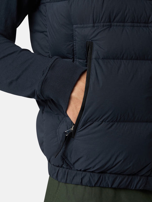 G100007 Down Vest with Seamless Feather Tunnels