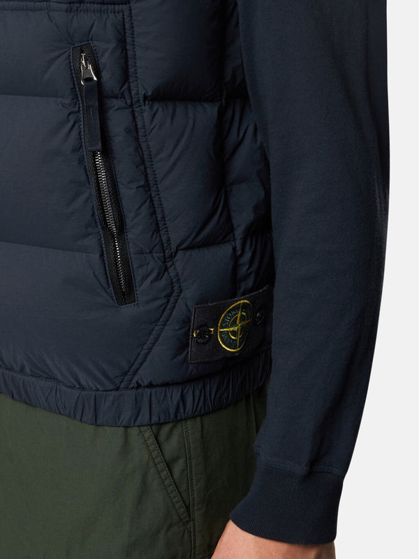 G100007 Down Vest with Seamless Feather Tunnels
