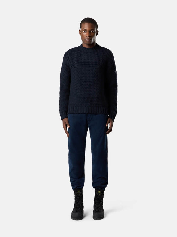 J100005 Indigo Micro Corduroy-Rinsed Five Pocket Jeans