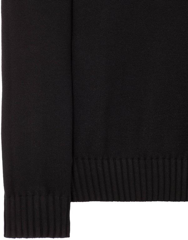 Polo Neck Knit in Winter Cotton